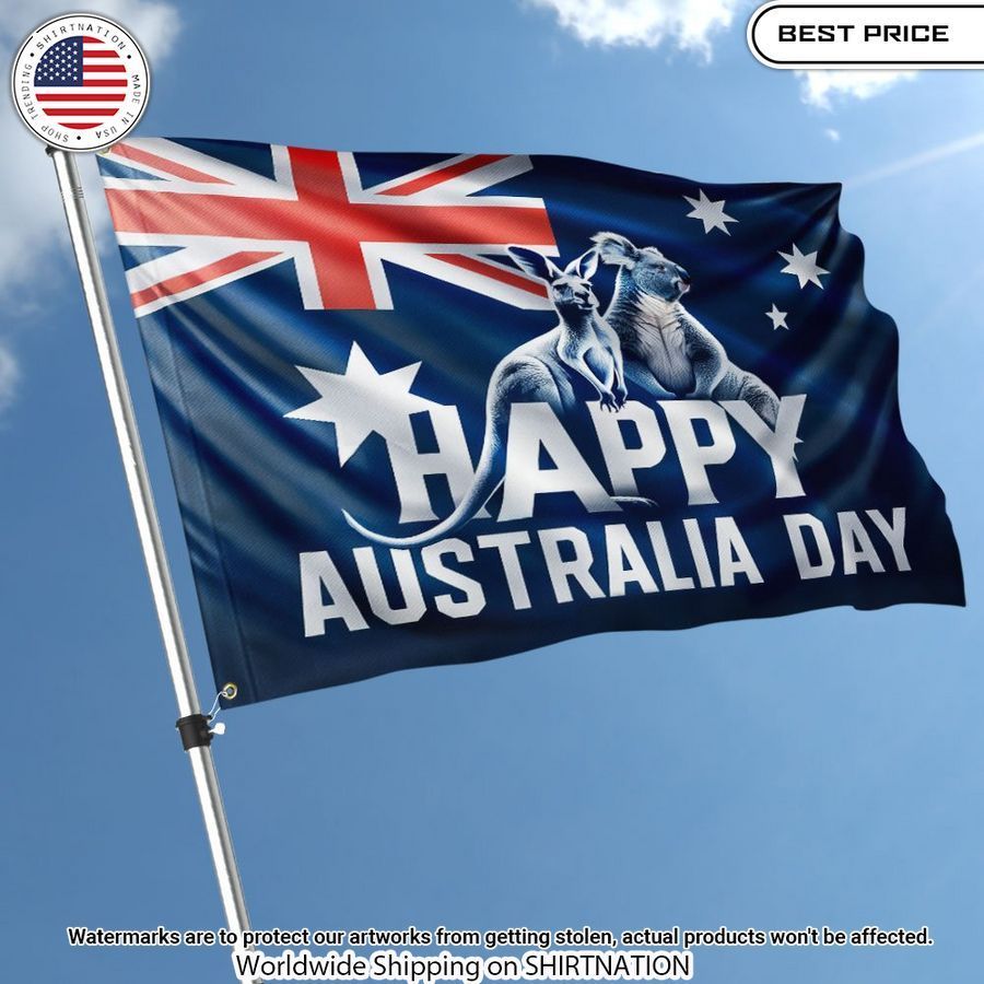 Happy Australia Day Flag You look lazy