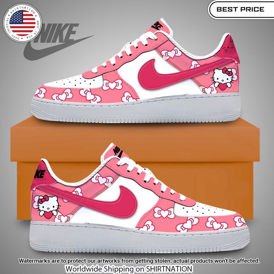 Hello Kitty NIKE Air Force Sneakers Out of the world