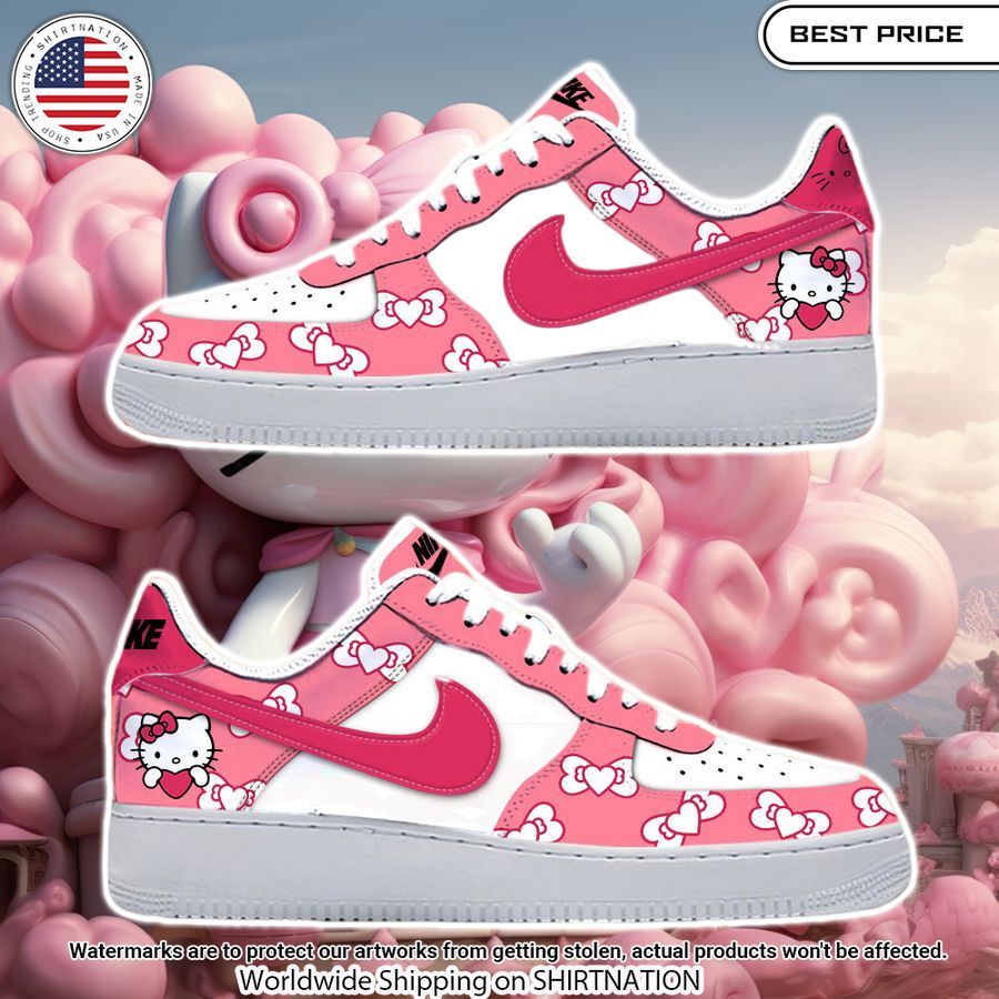 Hello Kitty NIKE Air Force Sneakers Rocking picture