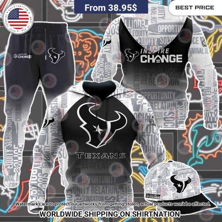 Houston Texans NFL Inspire Change Hoodie You look too weak