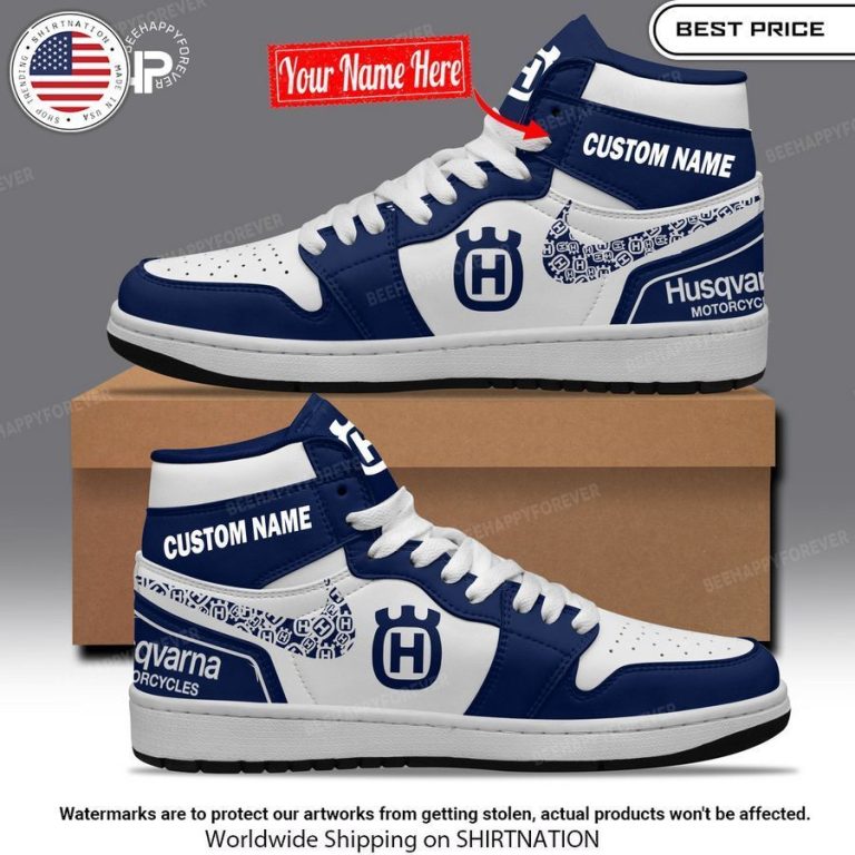 Husqvarna Motorcycles Custom Air Jordan 1 Eye soothing picture dear