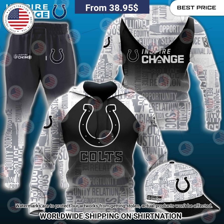 Indianapolis Colts NFL Inspire Change Hoodie Our hard working soul
