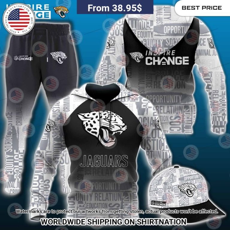 Jacksonville Jaguars NFL Inspire Change Hoodie Nice shot bro