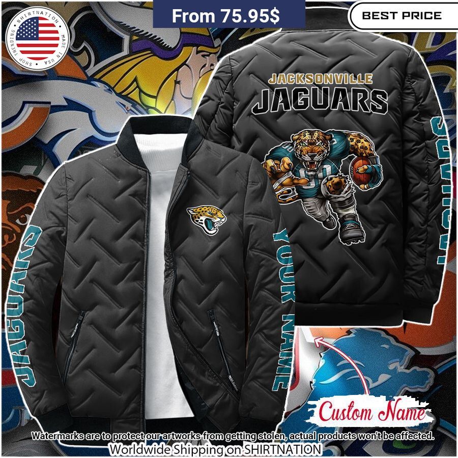 Jacksonville Jaguars Puffer Jacket You look so healthy and fit
