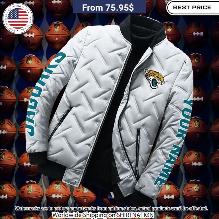 Jacksonville Jaguars Puffer Jacket Nice shot bro