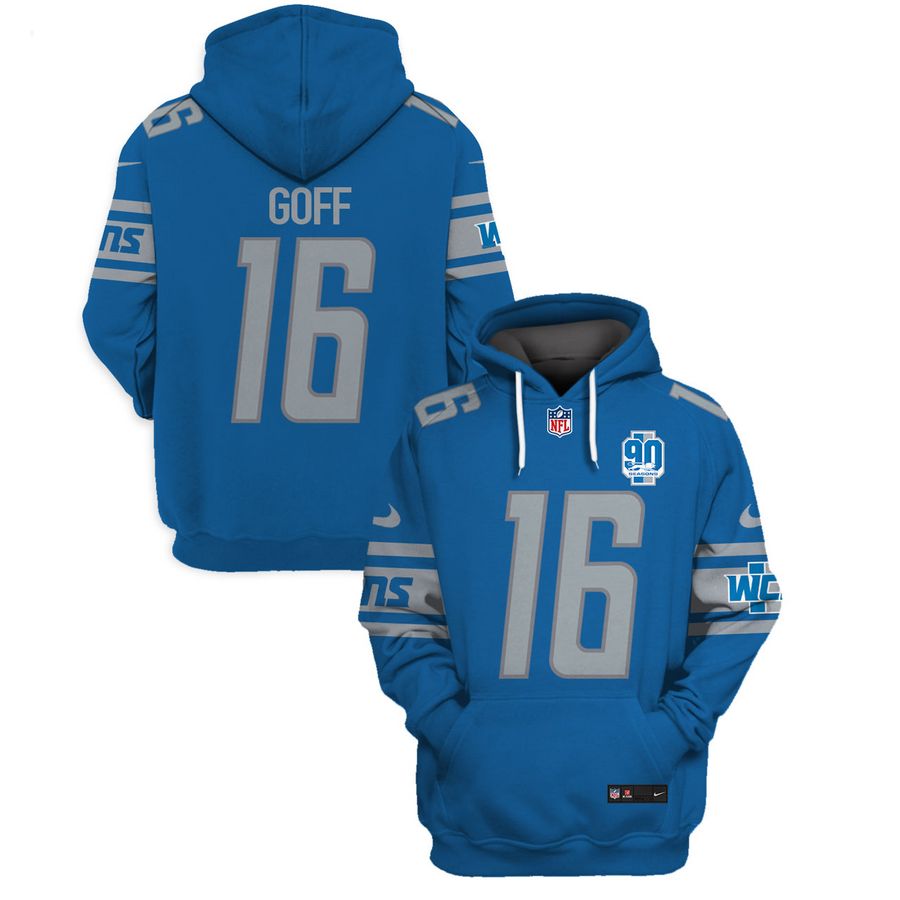 Jared Goff 16 Detroit Lions Hoodie Oh my God you have put on so much!