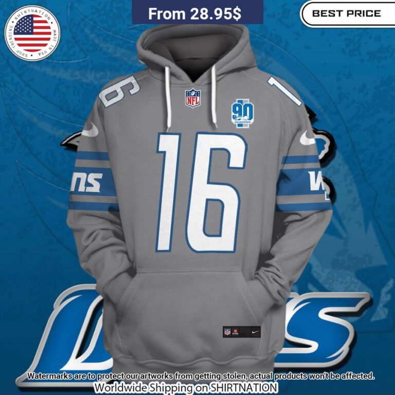 Jared Goff Detroit Lions Hoodie I love how vibrant colors are in the picture.