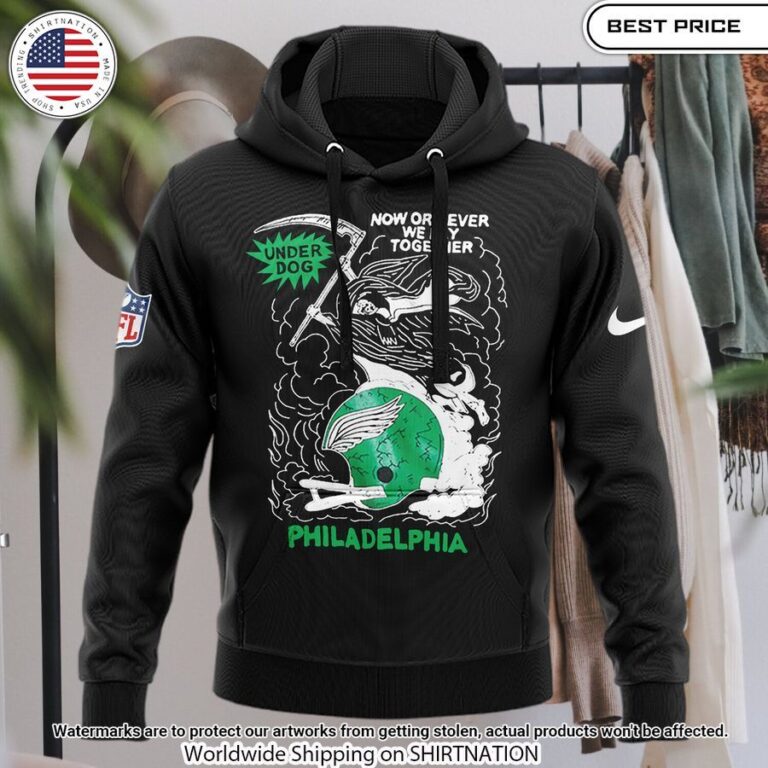 jason kelce philadelphia eagles now or never we fly together hoodie 2