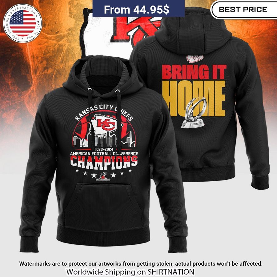 Kansas City Chiefs 2023 AFC Conference CHAMPIONS Hoodie You look handsome bro