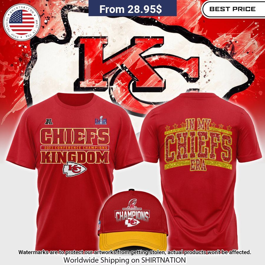 Kansas City Chiefs 2023 AFC Conference CHAMPIONS Shirt Heroine