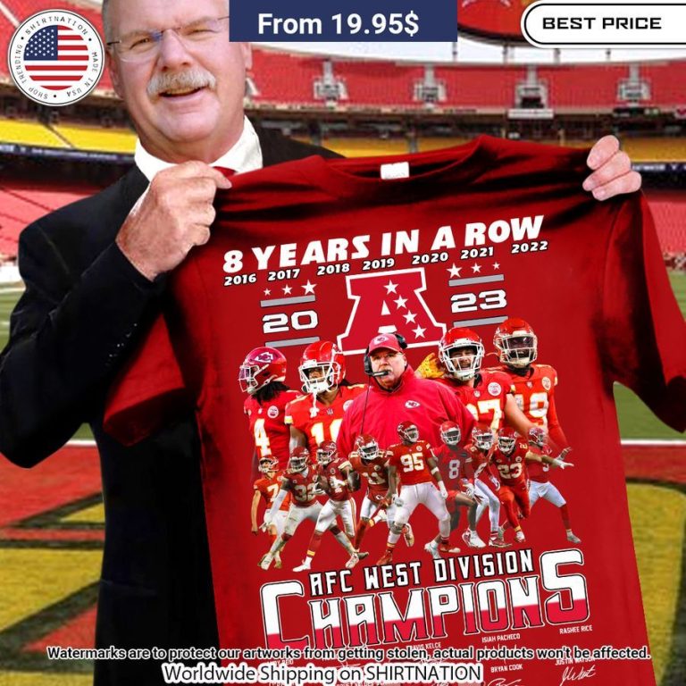 Kansas City Chiefs AFC West champions Shirt Damn good