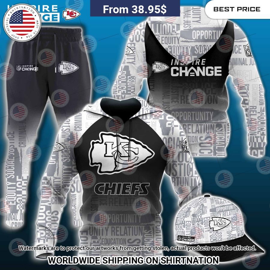 Kansas City Chiefs NFL Inspire Change Hoodie This is awesome and unique