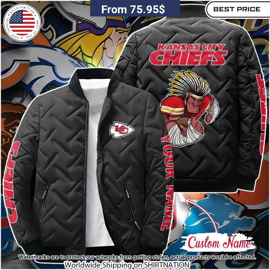 Kansas City Chiefs Puffer Jacket Oh! You make me reminded of college days
