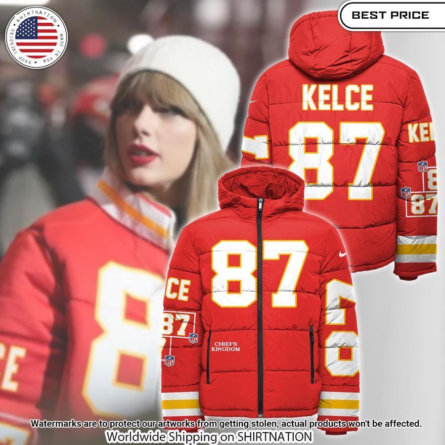 Kansas City Chiefs Taylor Swift and Kelce Down Jacket You look lazy