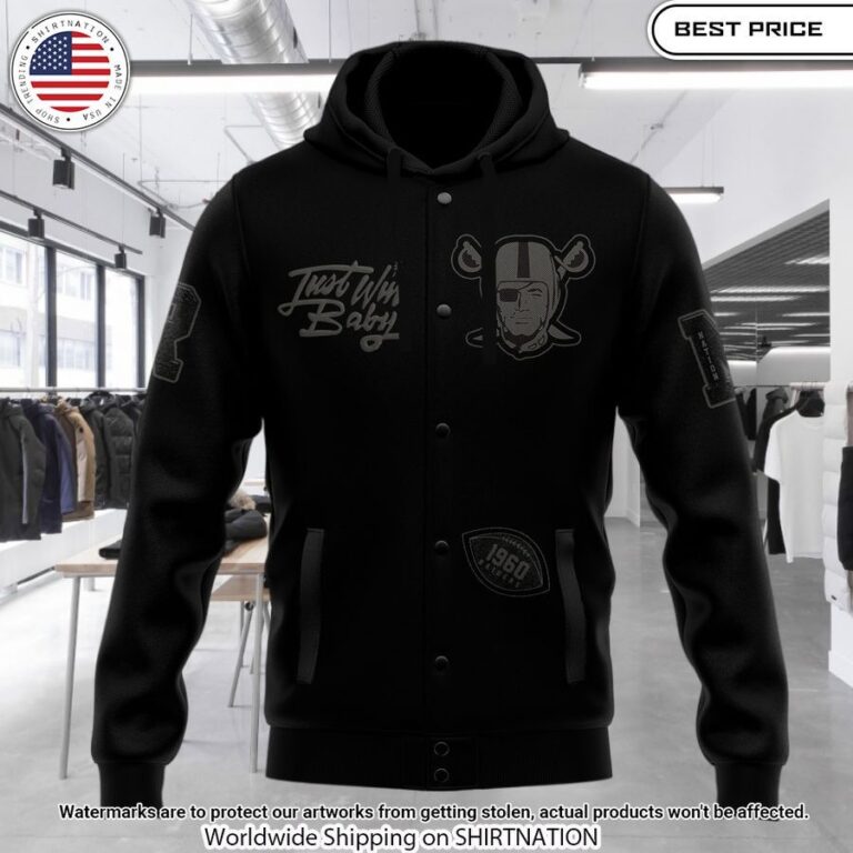 Las Vegas Raiders Antonio Pierce Hoodie Baseball Jacket Stunning