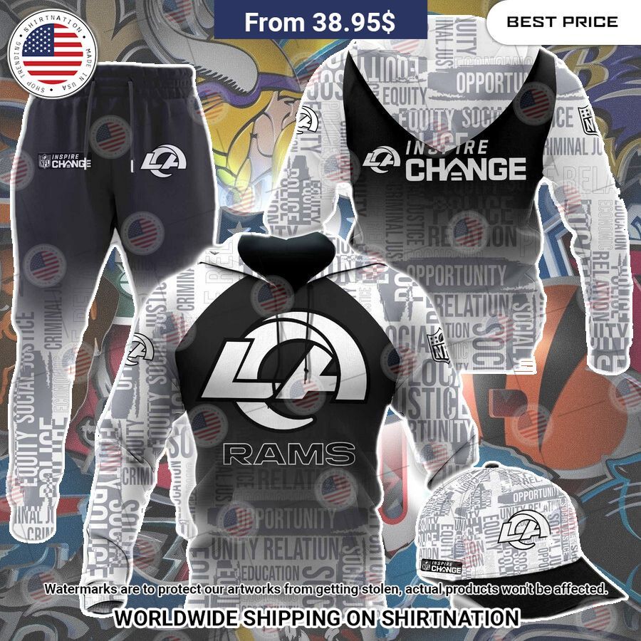 Los Angeles Rams NFL Inspire Change Hoodie You tried editing this time?
