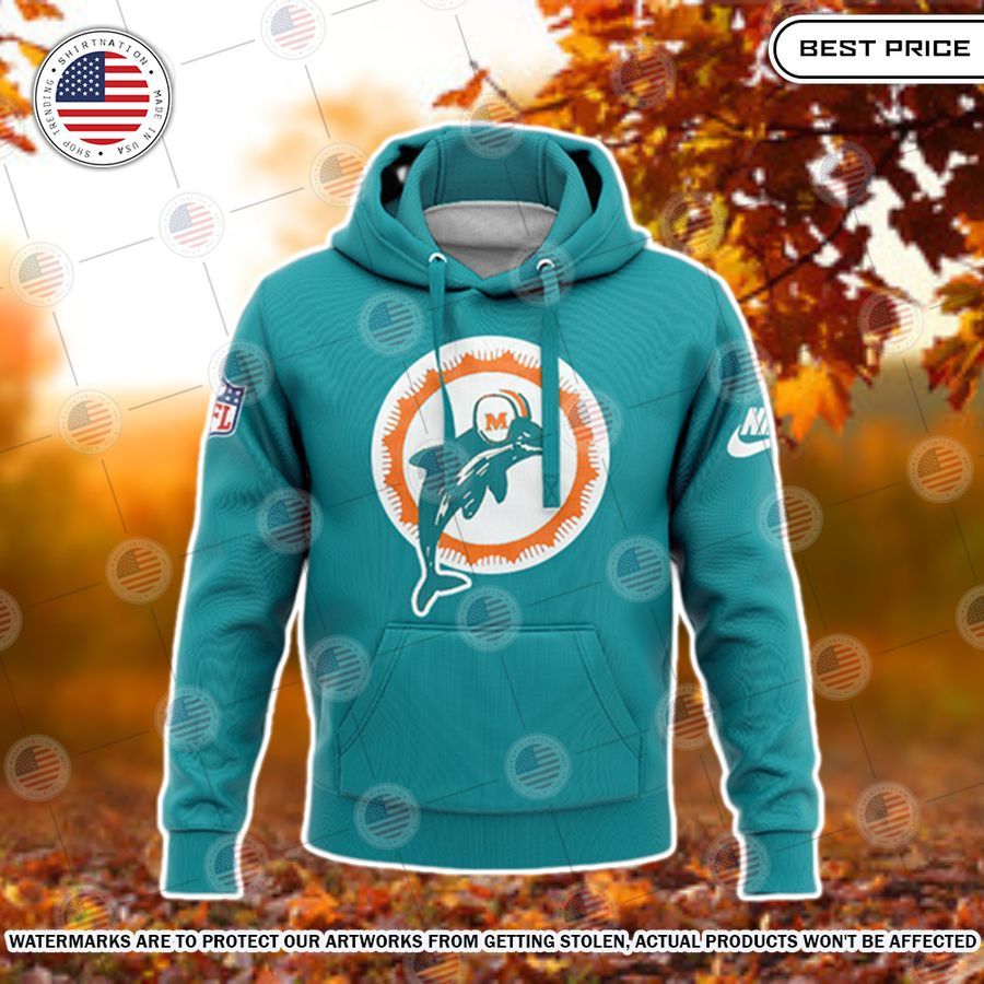 Miami Dolphins Mike McDaniel Hoodie Royal Pic of yours