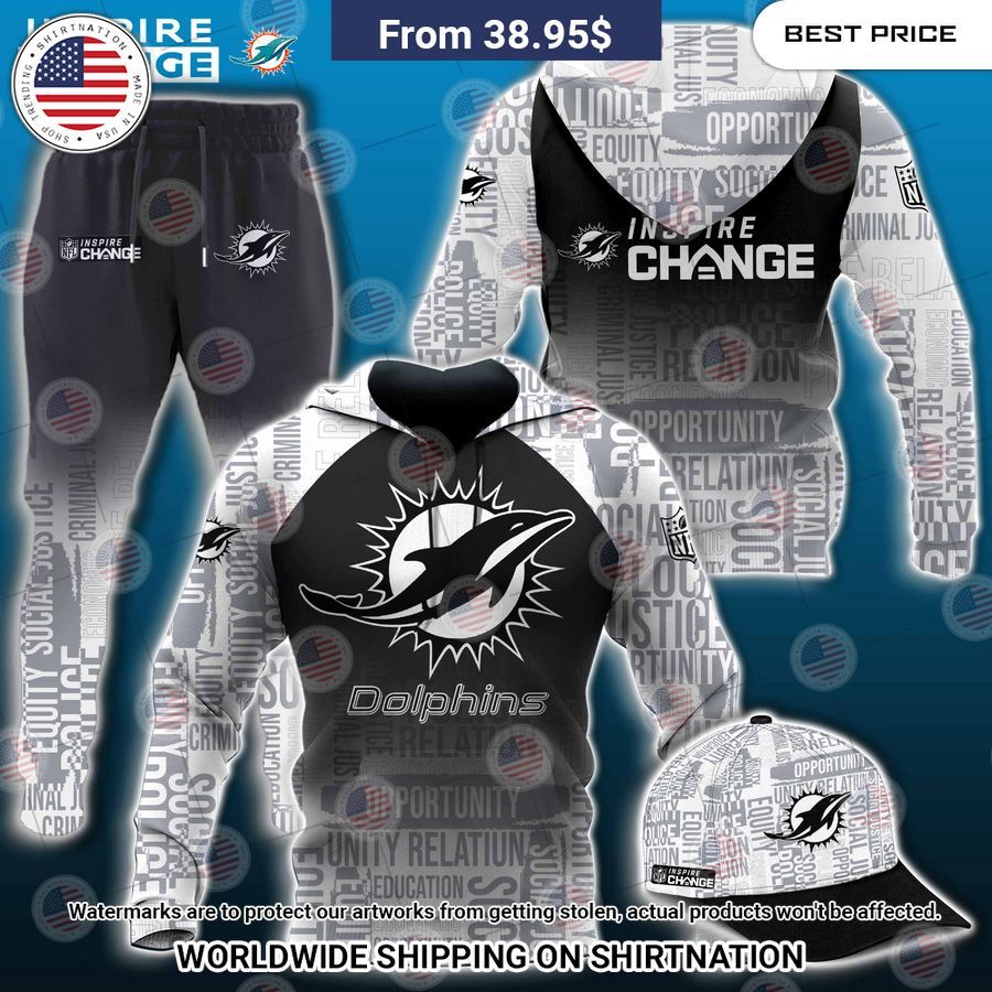 Miami Dolphins NFL Inspire Change Hoodie Wow, cute pie
