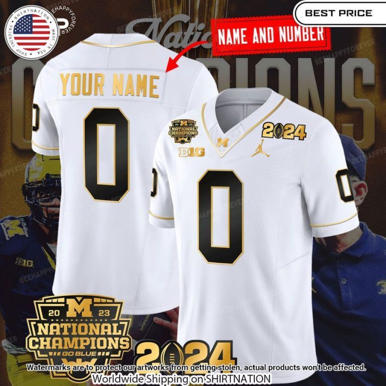 michigan wolverines 2024 national championship football jersey 2