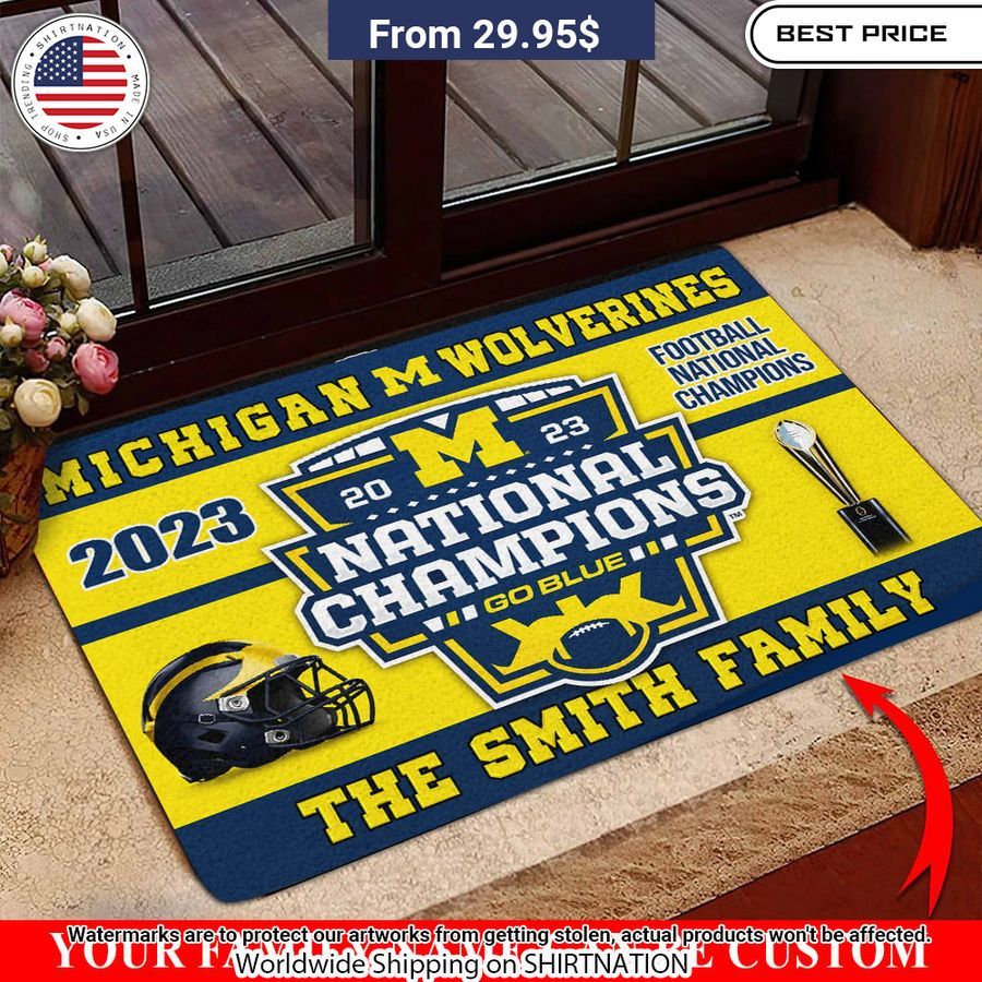 Michigan Wolverines National Champions Doormat My favourite picture of yours