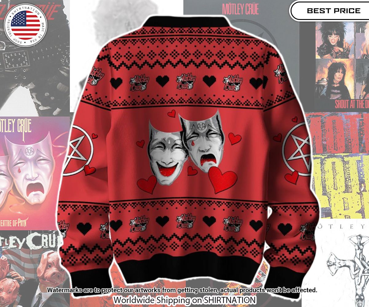 Motley Crue is now and forever Sweater Stand easy bro