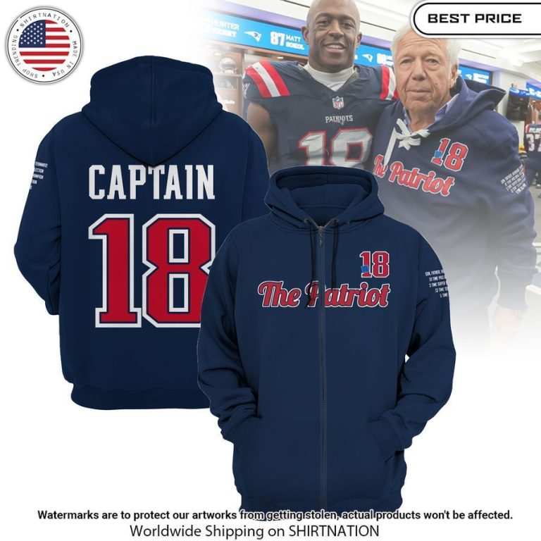 new england patriots matthew slater captain 18 hoodie 1