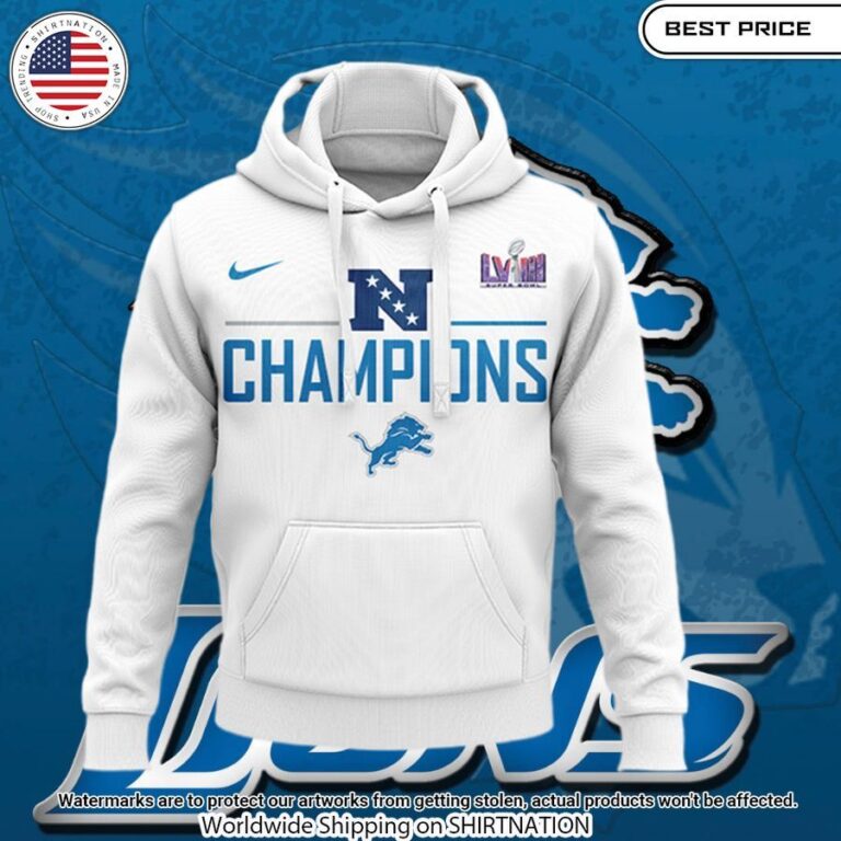 NFC Champions Detroit Lions Hoodie Trending picture dear