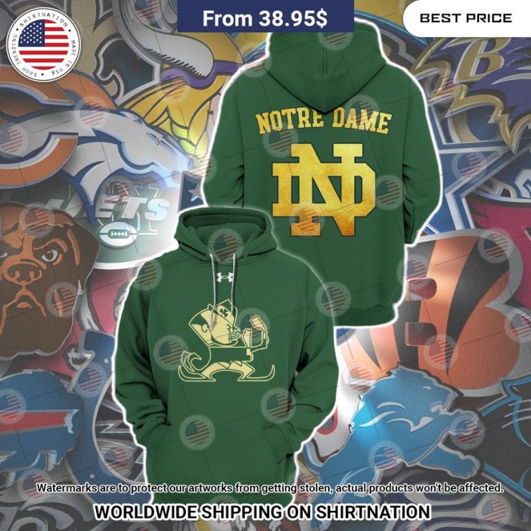 Notre Dame Football Marcus Freeman Hoodie Nice place and nice picture