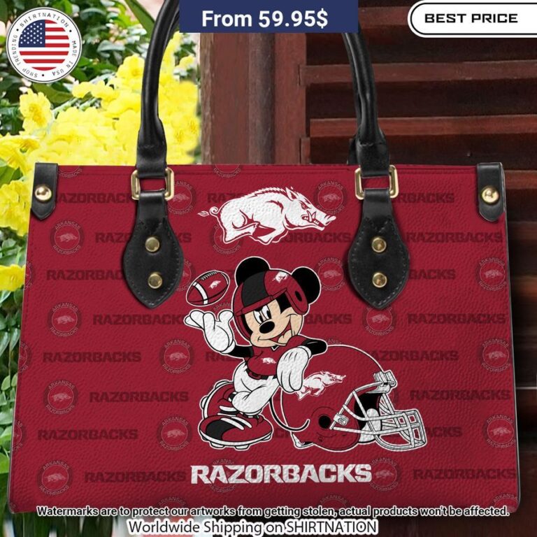 personalized arkansas razorbacks mickey leather hand bag 3 637.jpg