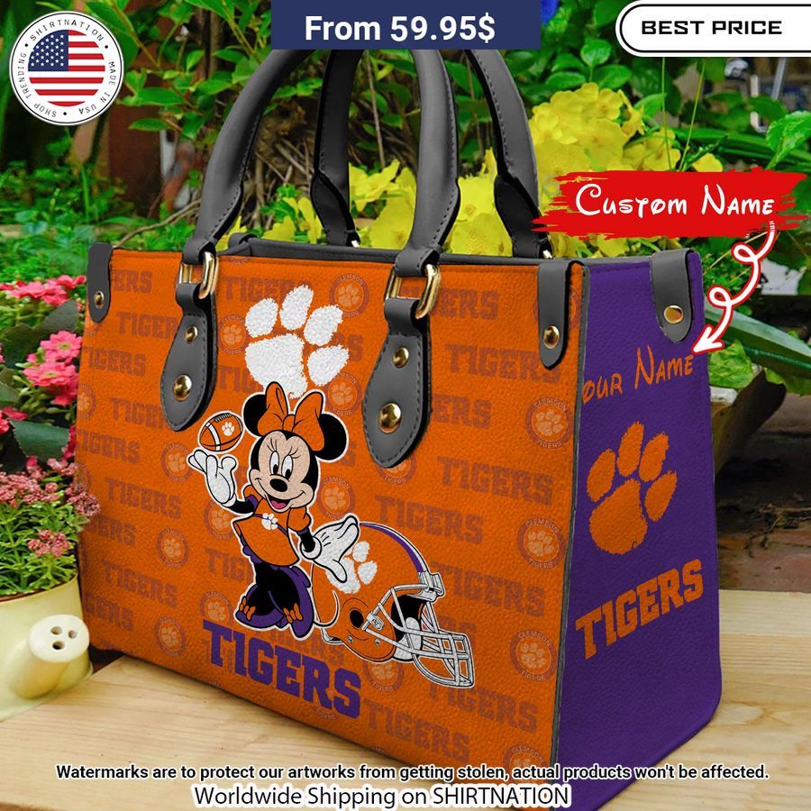 personalized clemson tigers minnie leather hand bag 1 451.jpg