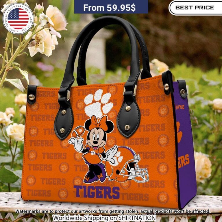 personalized clemson tigers minnie leather hand bag 3 168.jpg