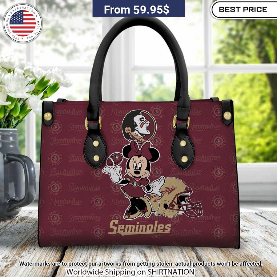 personalized florida state seminoles minnie leather hand bag 2 874.jpg