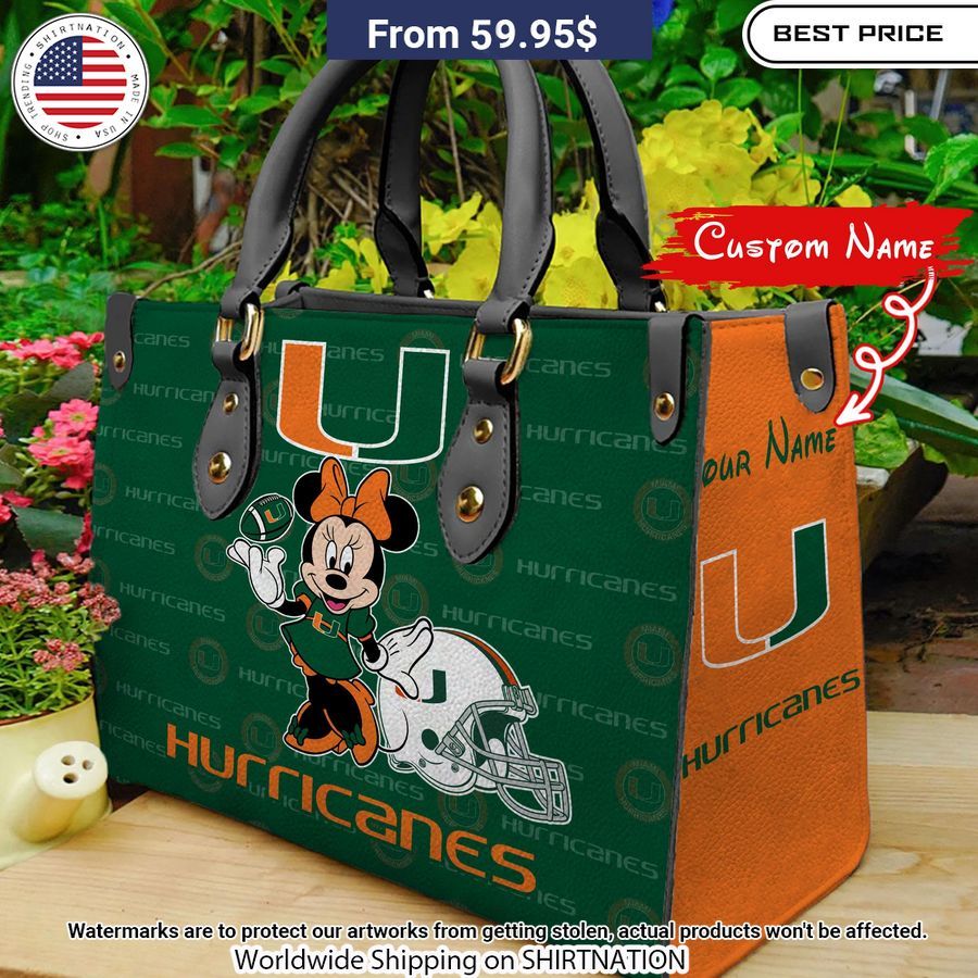 personalized miami hurricanes minnie leather hand bag 1 503.jpg