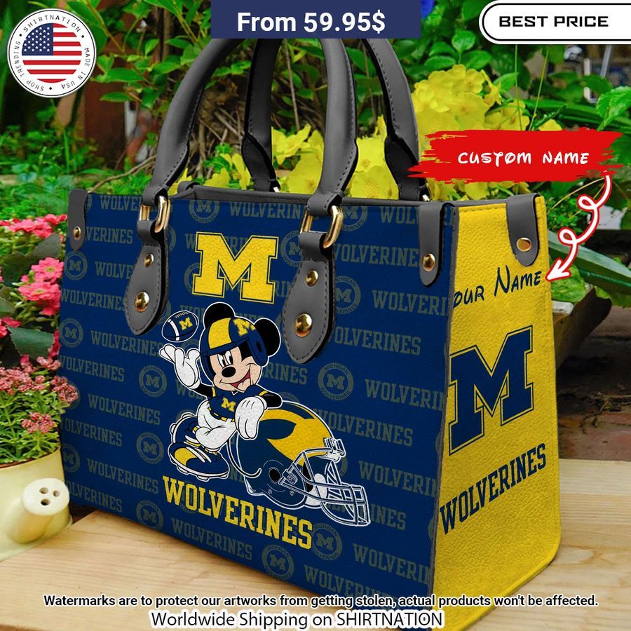personalized michigan wolverines mickey leather hand bag 1 341.jpg