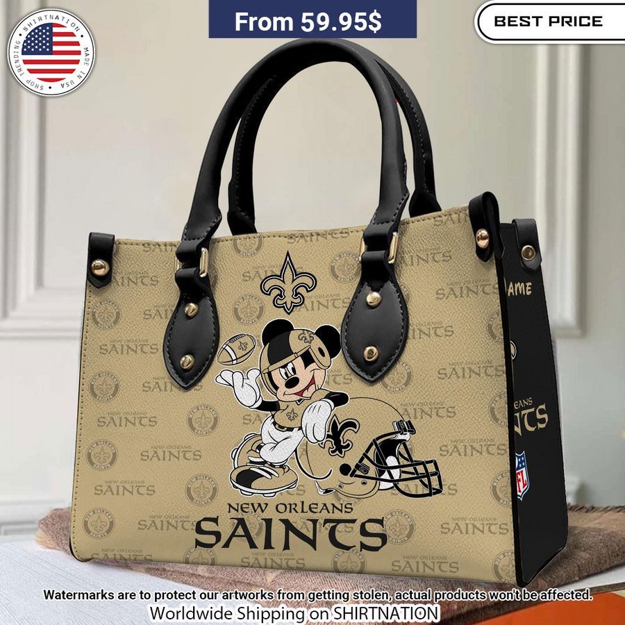 personalized new orleans saints mickey leather hand bag 2 871.jpg
