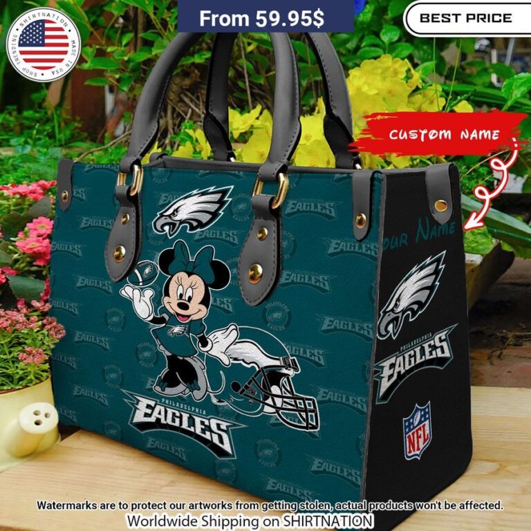 personalized philadelphia eagles minnie leather hand bag 1 445.jpg