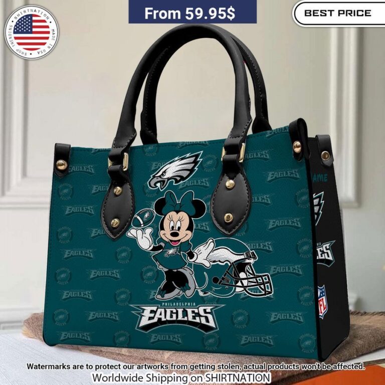 personalized philadelphia eagles minnie leather hand bag 3 322.jpg