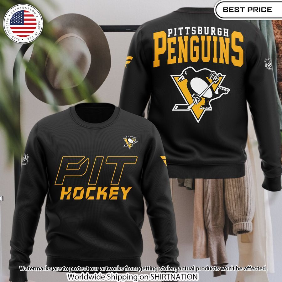 pittsburgh penguins pit hockey sweater 1