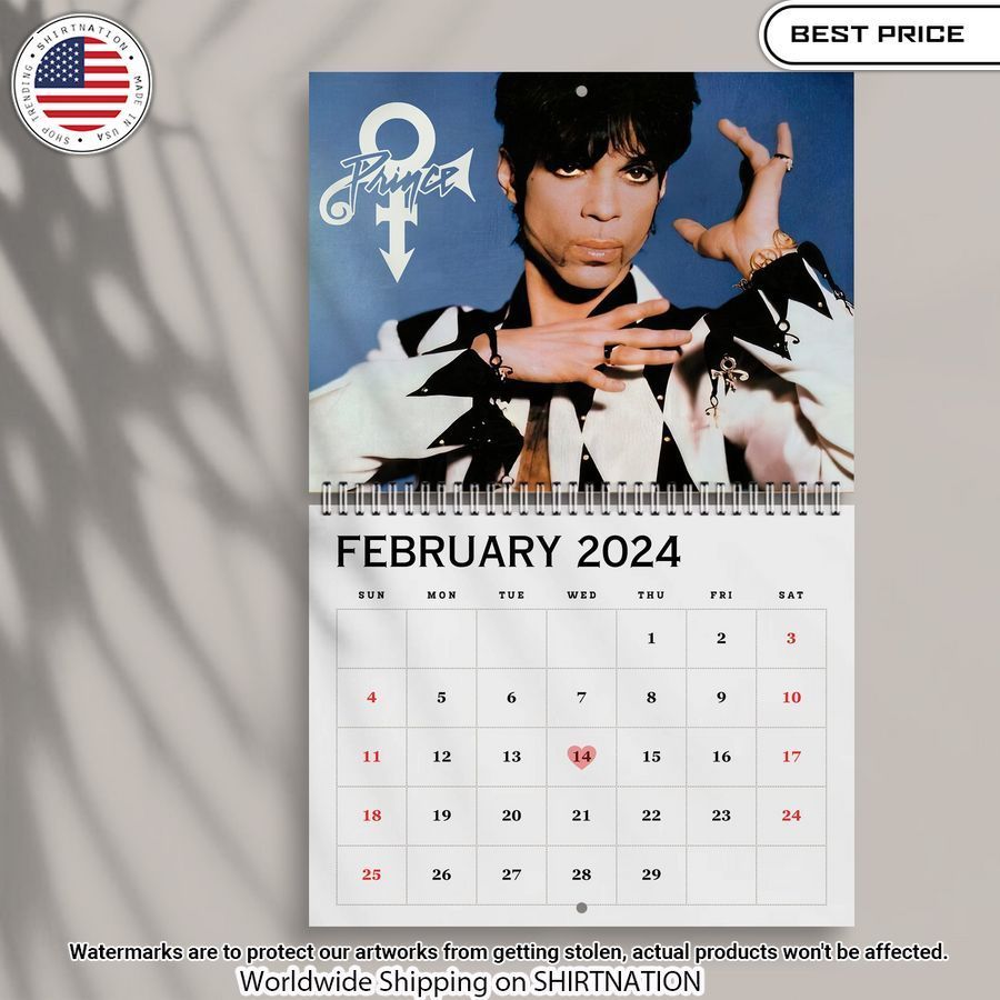 Prince 2024 Calendar 3 