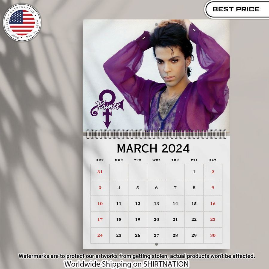 Prince 2024 Calendar 4 