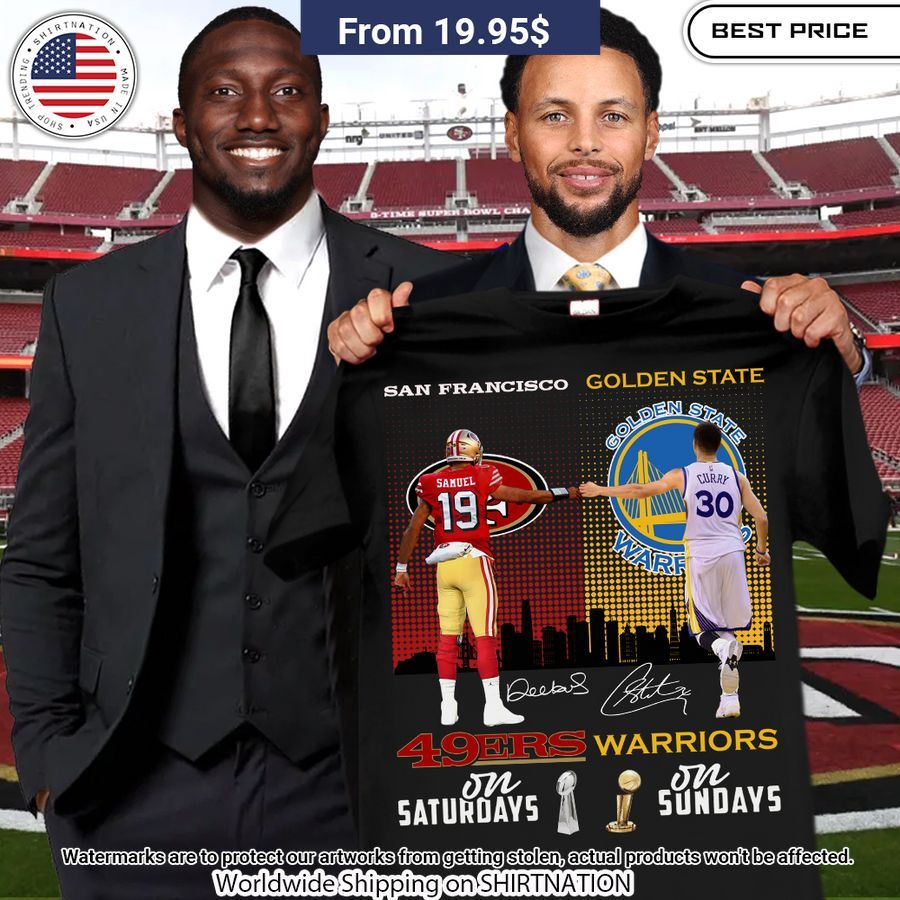 San Francisco 49er vs Golden State Warriors Shirt Nice shot bro