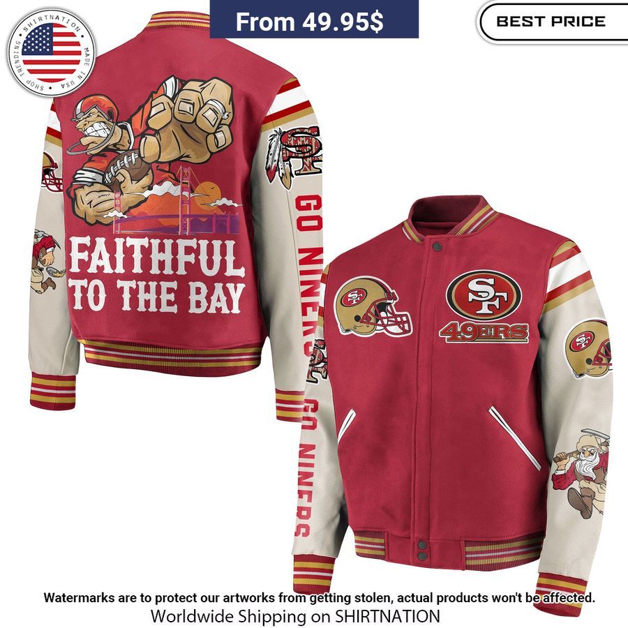 San Francisco 49ers Faithful to the Bay Baseball jacket Out of the world