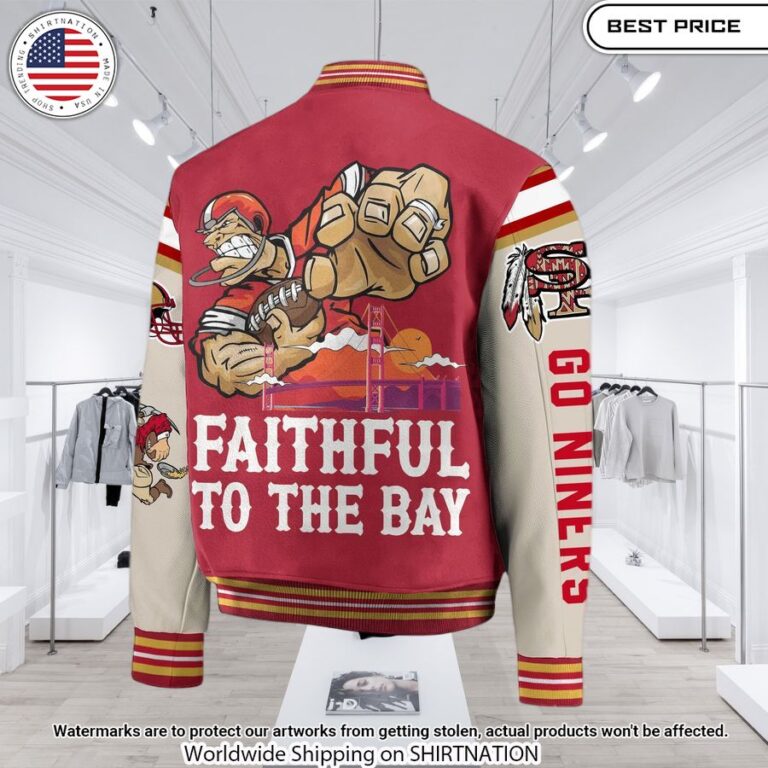 San Francisco 49ers Go Niners Baseball Jacket You are always best dear