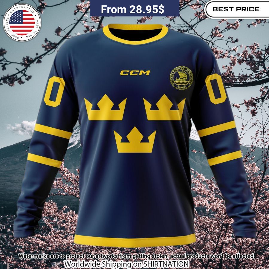 Sweden National Ice Hockey Team Custom Kits Hoodie Good one dear