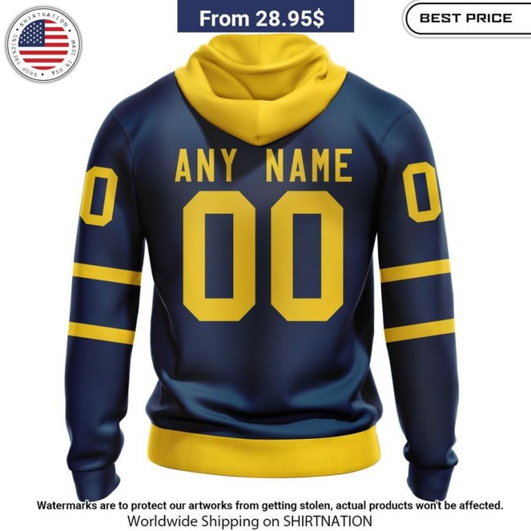 Sweden National Ice Hockey Team Personalized Hoodie, Shirt Handsome as usual