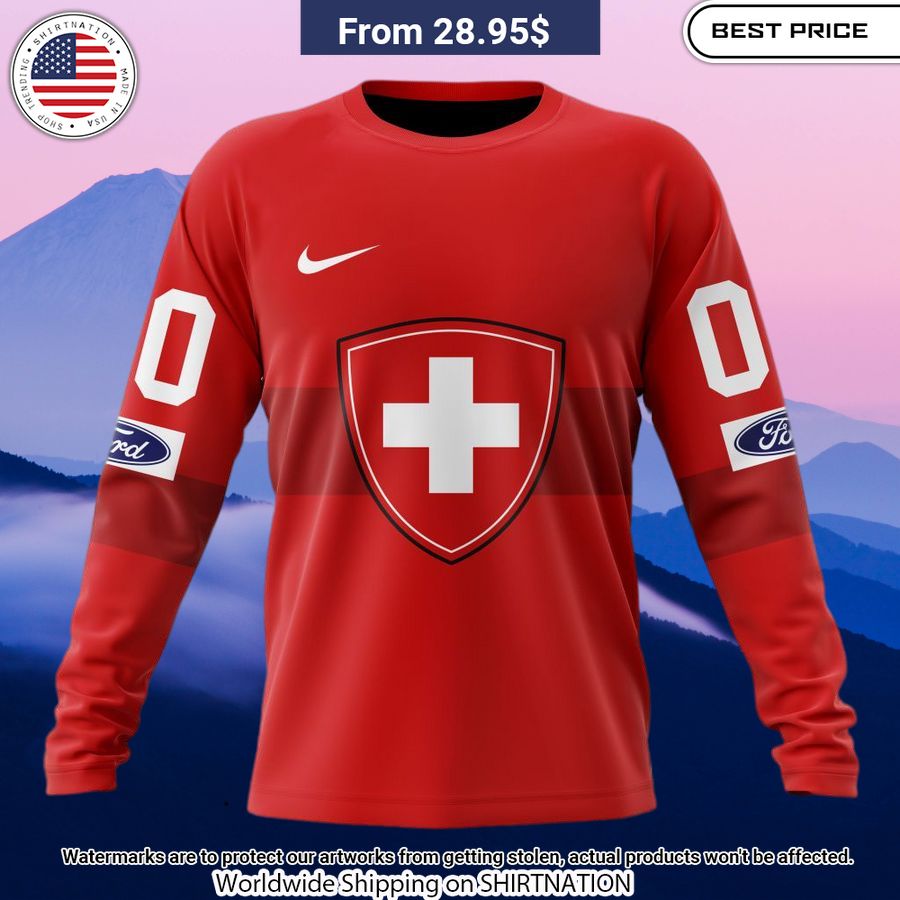 Swiss Ice Hockey Custom Kits Hoodie Have you joined a gymnasium?