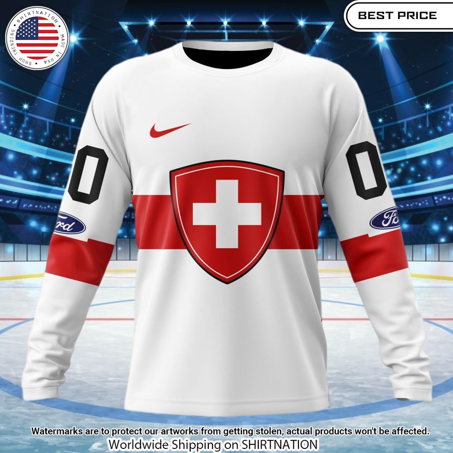 Swiss Ice Hockey Personalized Hoodie Trending picture dear