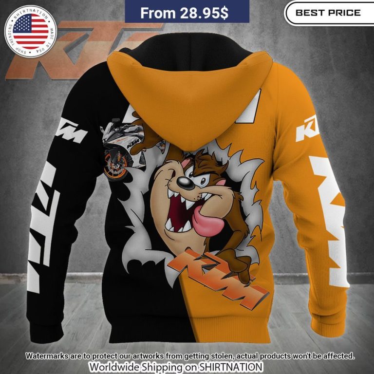 Taz Looney Tunes KTM Racing Hoodie, Shirt Wow! This is gracious