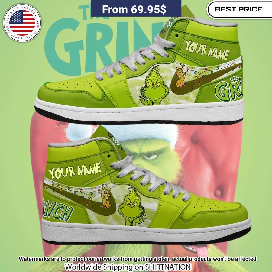 The Grinch Custom Air Jordan 1 Have no words to explain your beauty