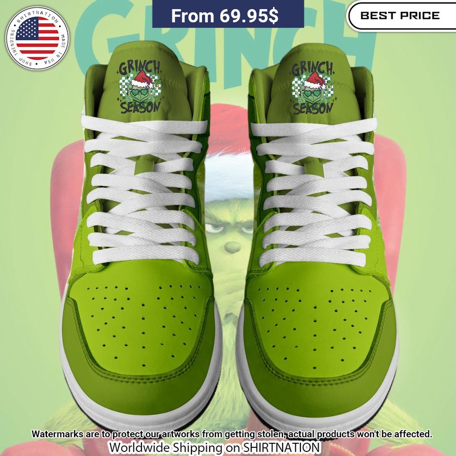 The Grinch Custom Air Jordan 1 The power of beauty lies within the soul.